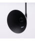 Nox Dome Wall Lamp with Switch Black 1x E14-8