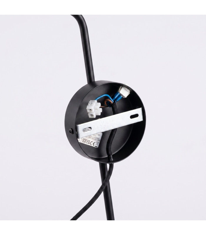 Nox Dome Wall Lamp with Switch Black 1x E14-9