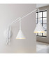 Nox Dome Wall Lamp with Switch White 2x E14-3