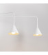 Nox Dome Wall Lamp with Switch White 2x E14-4
