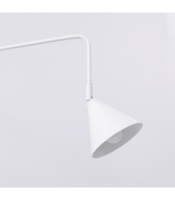 Nox Dome Wall Lamp with Switch White 2x E14-5