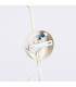 Nox Dome Wall Lamp with Switch Beige 1x E14-9