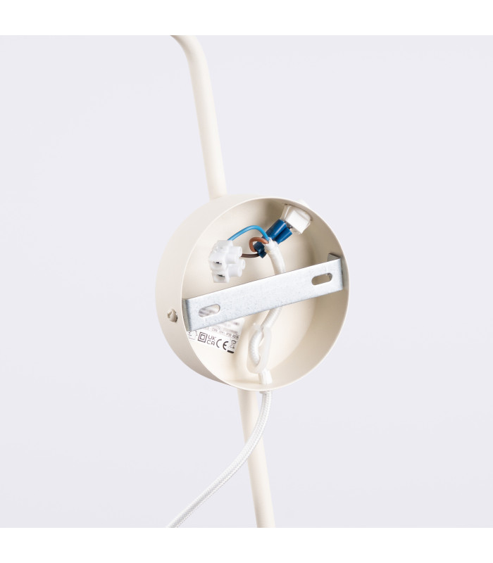 Nox Dome Wall Lamp with Switch Beige 1x E14-9