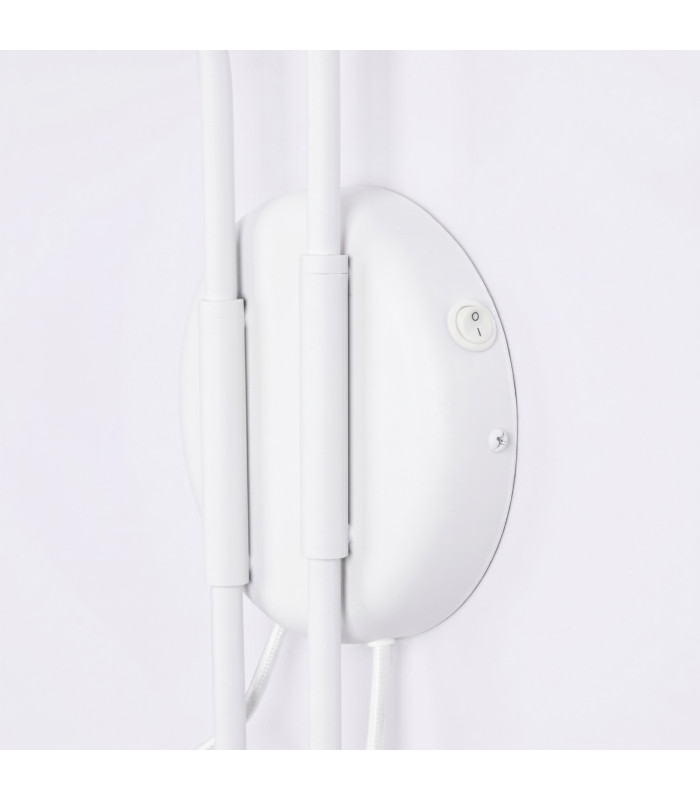 Nox Dome Wall Lamp with Switch White 2x E14-7