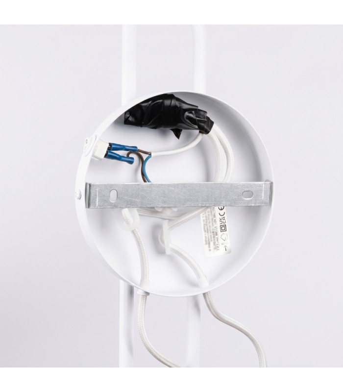 Nox Dome Wall Lamp with Switch White 2x E14-9