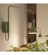 Nox Dome Wall Lamp with Switch Olive Green 1x E14-14