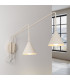 Nox Dome Wall Lamp with Switch Beige 2x E14-3