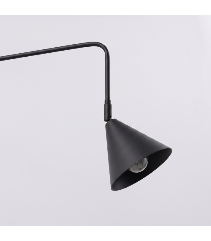 Nox Dome Wall Lamp with Switch Black 2x E14-5