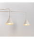 Nox Dome Wall Lamp with Switch Beige 2x E14-4