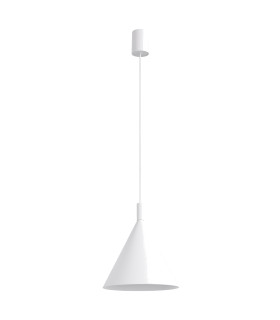 Nox 25cm Dome Pendant Ceiling Light White 1x E27-1
