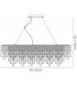 Ceiling Pendant Rectangular 6 Light G9 Rose Gold, Crystal - 3