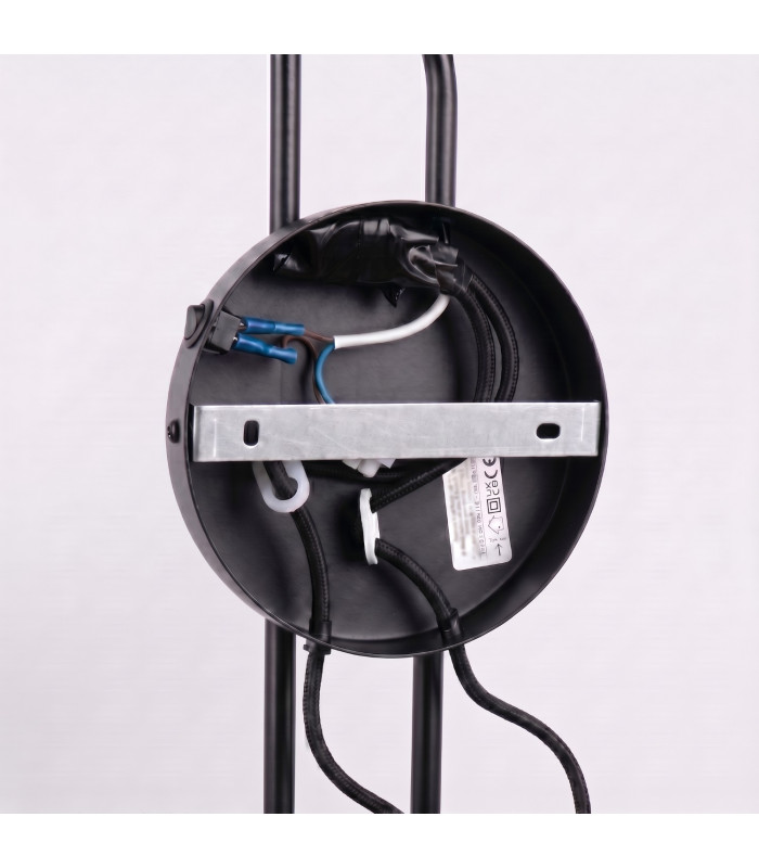 Nox Dome Wall Lamp with Switch Black 2x E14-9
