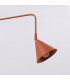 Nox Dome Wall Lamp with Switch Red Ochre 2x E14-5