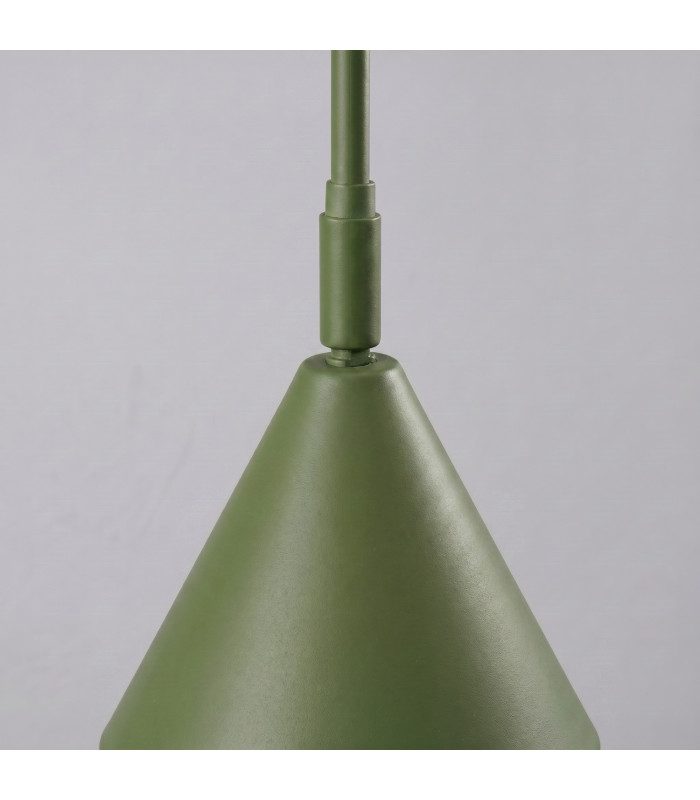 Nox Dome Wall Lamp with Switch Olive Green 2x E14-6