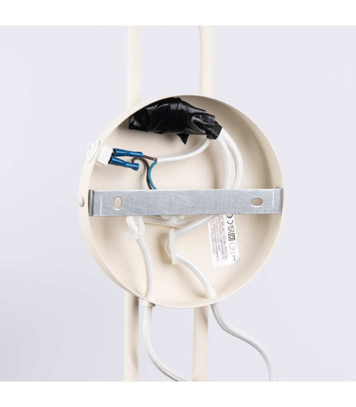 Nox Dome Wall Lamp with Switch Beige 2x E14-9