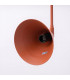 Nox Dome Wall Lamp with Switch Red Ochre 2x E14-8