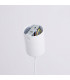 Nox 25cm Dome Pendant Ceiling Light White 1x E27-8