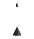 Nox 245cm Dome Pendant Ceiling Light Black 1x E27-1