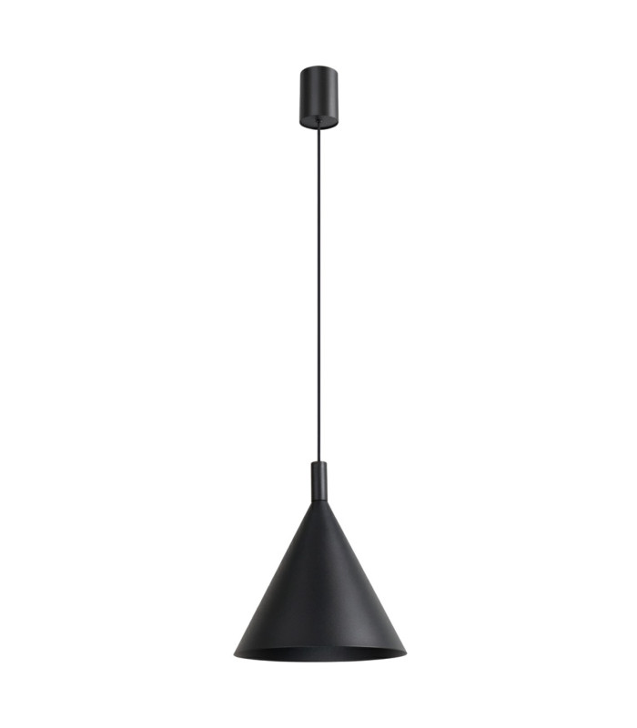Nox 245cm Dome Pendant Ceiling Light Black 1x E27-1