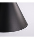 Nox 245cm Dome Pendant Ceiling Light Black 1x E27-5