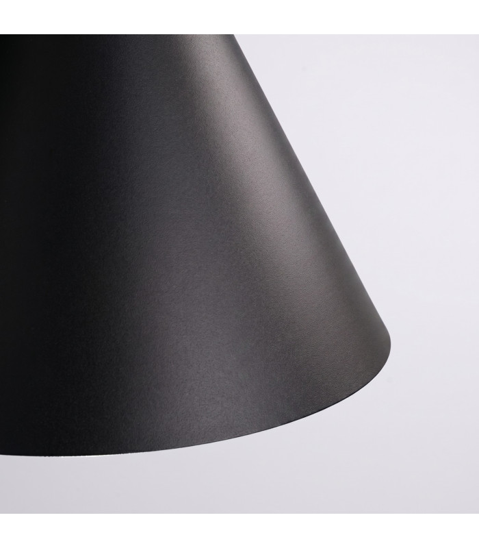Nox 245cm Dome Pendant Ceiling Light Black 1x E27-5