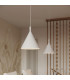 Nox 25cm Dome Pendant Ceiling Light White 1x E27-13