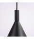 Nox 245cm Dome Pendant Ceiling Light Black 1x E27-6