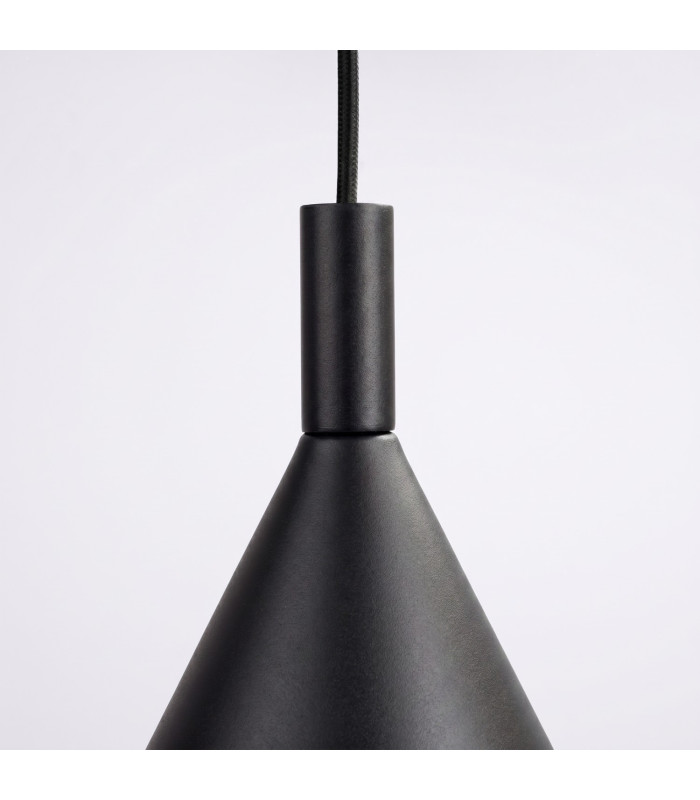 Nox 245cm Dome Pendant Ceiling Light Black 1x E27-6
