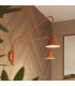 Nox Dome Wall Lamp with Switch Red Ochre 2x E14-14