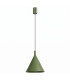 Nox 25cm Dome Pendant Ceiling Light Olive Green 1x E27-1
