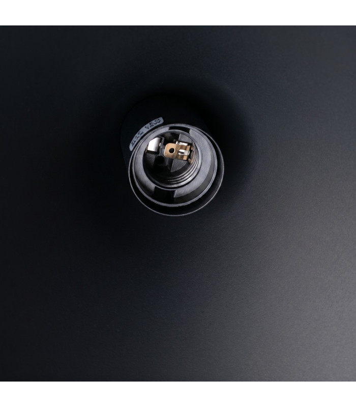 Nox 245cm Dome Pendant Ceiling Light Black 1x E27-7