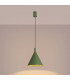 Nox 25cm Dome Pendant Ceiling Light Olive Green 1x E27-3