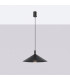 Nox 40cm Dome Pendant Ceiling Light Black 1x E27-2