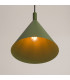 Nox 25cm Dome Pendant Ceiling Light Olive Green 1x E27-4