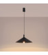 Nox 40cm Dome Pendant Ceiling Light Black 1x E27-3