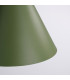 Nox 25cm Dome Pendant Ceiling Light Olive Green 1x E27-5