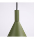 Nox 25cm Dome Pendant Ceiling Light Olive Green 1x E27-6