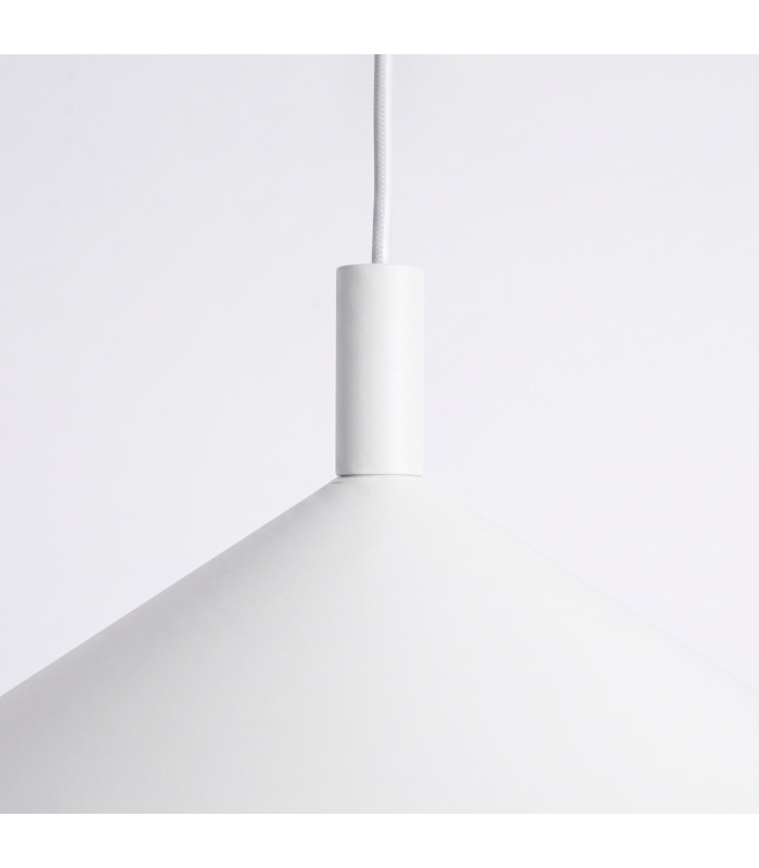 Nox 40cm Dome Pendant Ceiling Light White 1x E27-6