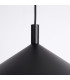 Nox 40cm Dome Pendant Ceiling Light Black 1x E27-6
