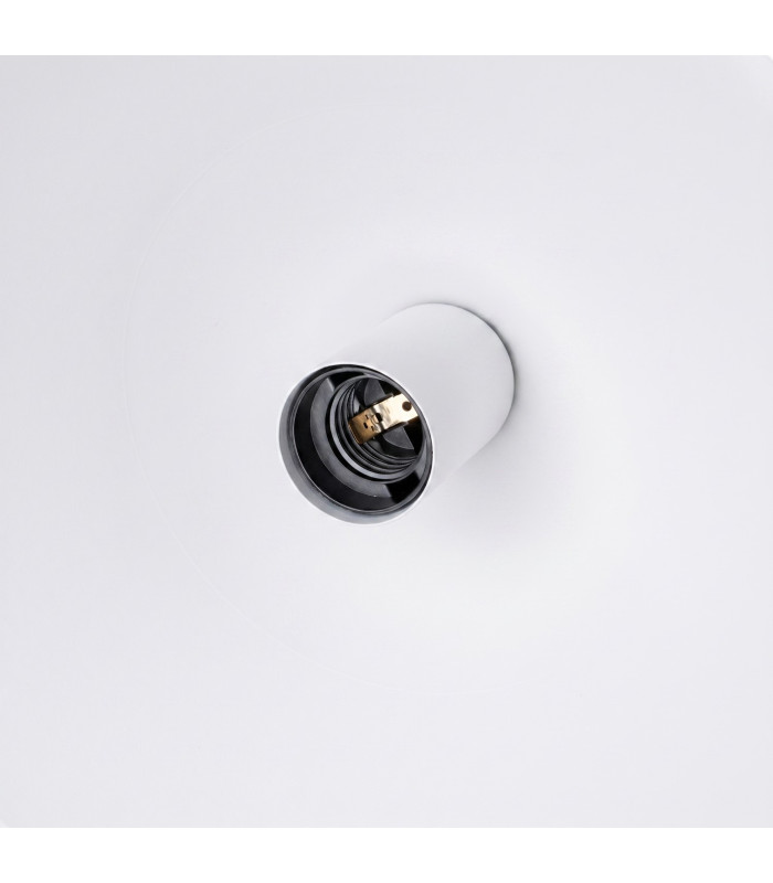 Nox 40cm Dome Pendant Ceiling Light White 1x E27-7