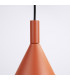 Nox 25cm Dome Pendant Ceiling Light Red Ochre 1x E27-6