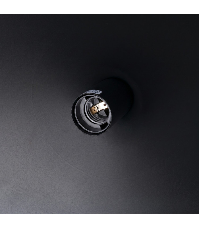 Nox 40cm Dome Pendant Ceiling Light Black 1x E27-7
