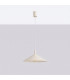 Nox 40cm Dome Pendant Ceiling Light Beige 1x E27-2