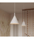 Nox 25cm Dome Pendant Ceiling Light Beige 1x E27-13