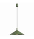 Nox 40cm Dome Pendant Ceiling Light Olive Green 1x E27-1