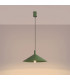 Nox 40cm Dome Pendant Ceiling Light Olive Green 1x E27-3