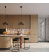 Nox 40cm Dome Pendant Ceiling Light Black 1x E27-11