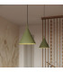 Nox 25cm Dome Pendant Ceiling Light Olive Green 1x E27-13