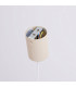 Nox 40cm Dome Pendant Ceiling Light Beige 1x E27-8
