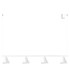 Nox Bar Pendant Ceiling Light White 4x E14-1